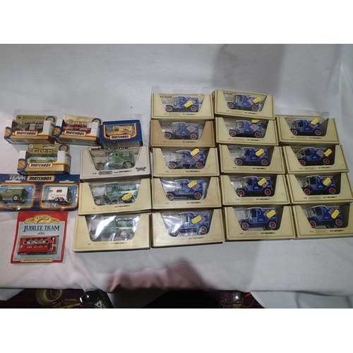 2177 - Selection of Matchbox models including fourteen Y12 Modet Smith Crisps promo, two XB Zerolene, Y12 M... 