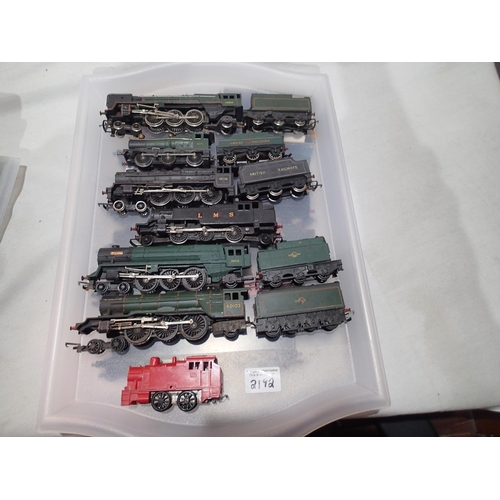 2192 - Seven assorted OO scale Steam Outline locomotives, various makes and types all suitable for spares o... 