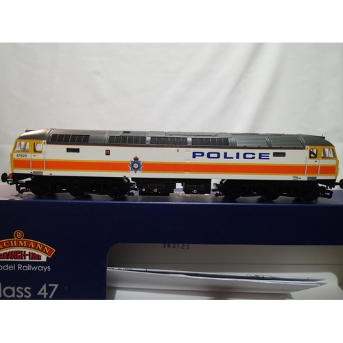 2254 - OO gauge Bachmann 31-650 G class 47 diesel, 47829, British Transport Police Livery, in near mint con... 