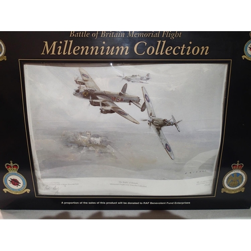 2287 - 1/72 scale Battle of Britain memorial flight, boxed set of eleven aircraft kits by Airfix, Italeria ... 