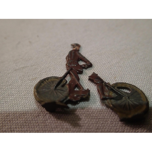 2302 - J. Jaques and Son, Wheeling For Cyclists board game, circa 1890's, appears complete. UK P&P Group 2 ... 