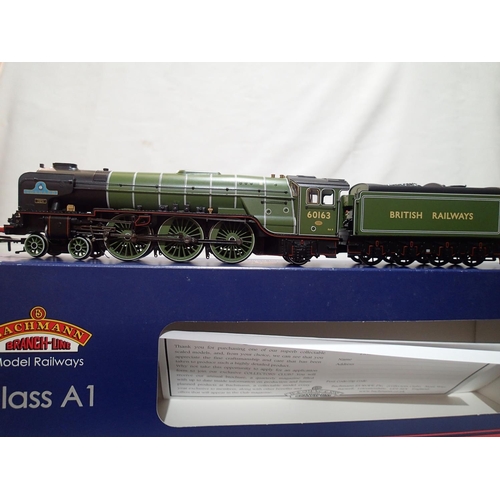 2346 - OO gauge Bachmann 32-550A, class A1, Tornado, 60163, British Railways, Apple Green, in near mint con... 