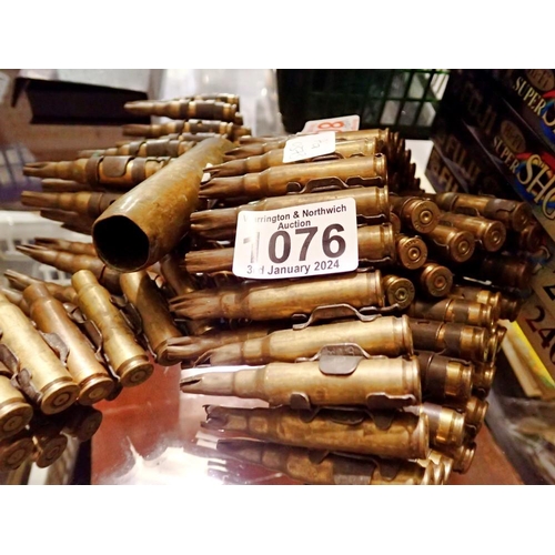 1076 - Quantity of bullet shell casings. Not available for in-house P&P