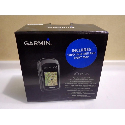 1087 - Garmin Etrex 30 personal navigator, boxed with manuals. UK P&P Group 1 (£16+VAT for the first lot an... 