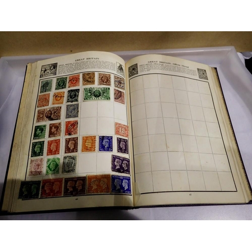 1095 - Single stamp album, Edward VII and later. UK P&P Group 1 (£16+VAT for the first lot and £2+VAT for s... 