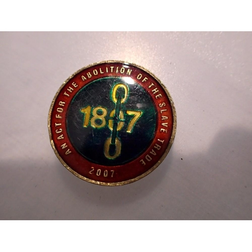 1136 - 2007 enamelled £2 coin, 1807 Abolition of the Slave Trade. UK P&P Group 0 (£6+VAT for the first lot ... 