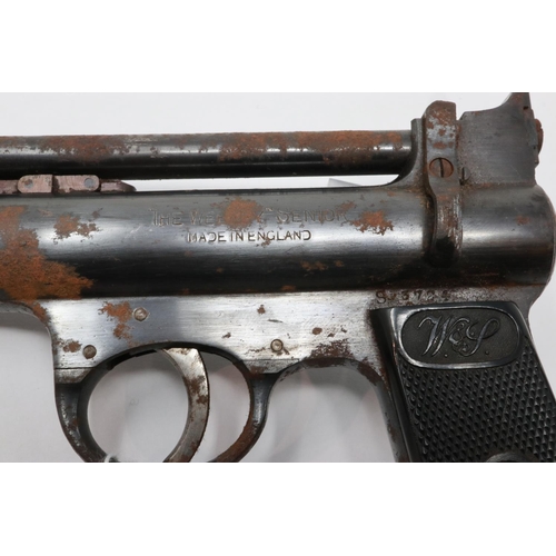 150 - The Webley Senior .177 calibre air pistol. UK P&P Group 2 (£20+VAT for the first lot and £4+VAT for ... 