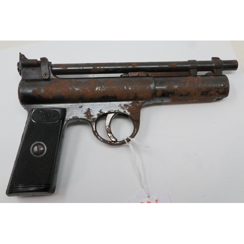 150 - The Webley Senior .177 calibre air pistol. UK P&P Group 2 (£20+VAT for the first lot and £4+VAT for ... 