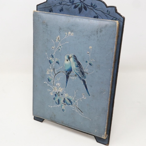 172 - Victorian photograph album, and a 1905-1920 autograph album with good painted contents. UK P&P Group... 