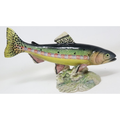 256 - Beswick trout, number 1246, minor crazing but no cracks or chips, L: 24 cm. UK P&P Group 3 (£30+VAT ... 