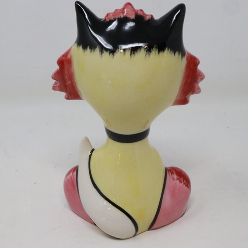 277 - Lorna Bailey cat, Sheba, no cracks or chips, H: 13 cm. UK P&P Group 1 (£16+VAT for the first lot and... 