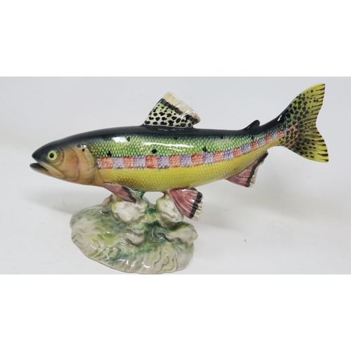 256 - Beswick trout, number 1246, minor crazing but no cracks or chips, L: 24 cm. UK P&P Group 3 (£30+VAT ... 