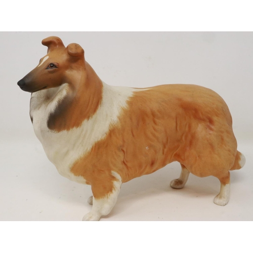 274 - Rare Beswick matte collie, Lochinvar of Ladypark, no cracks or chips, L: 19 cm. UK P&P Group 1 (£16+... 