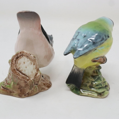 241 - Two Beswick birds, Nuthatch and Blue Tit, no cracks or chips, H: 80 mm. UK P&P Group 1 (£16+VAT for ... 