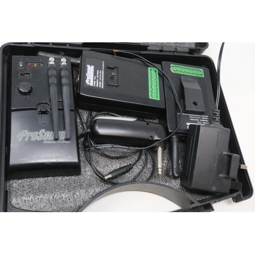 349 - ProSound wireless guitar system, model N88GU, in case. UK P&P Group 2 (£20+VAT for the first lot and... 