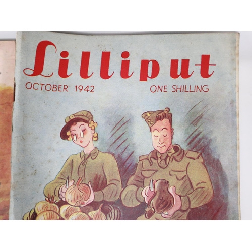 390 - Approximately fifty copies of Lilliput magazines 1943 and later. Not available for in-house P&P