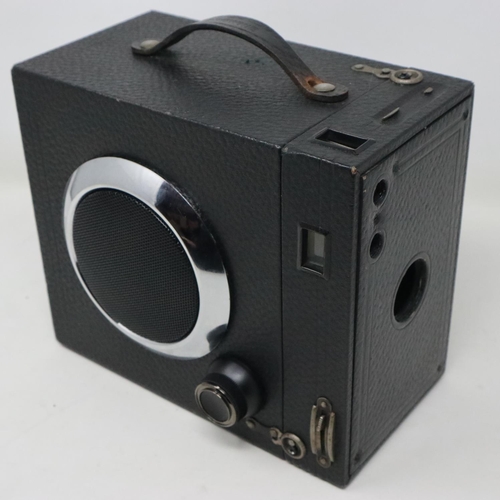 416 - Bluetooth speaker made from a large No:2C Kodak Brownie camera, working at lotting. UK P&P Group 1 (... 