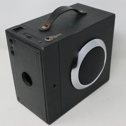 416 - Bluetooth speaker made from a large No:2C Kodak Brownie camera, working at lotting. UK P&P Group 1 (... 