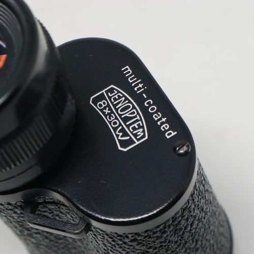 434 - Carl Zeiss Jena Jenoptem 8x30 binoculars in a leather case. UK P&P Group 2 (£20+VAT for the first lo... 