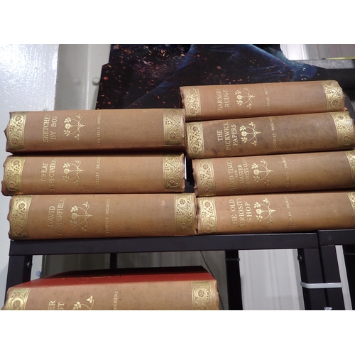 380 - Sixteen Charles Dickens Imperial Edition novels, circa 1902. UK P&P Group 3 (£30+VAT for the first l... 