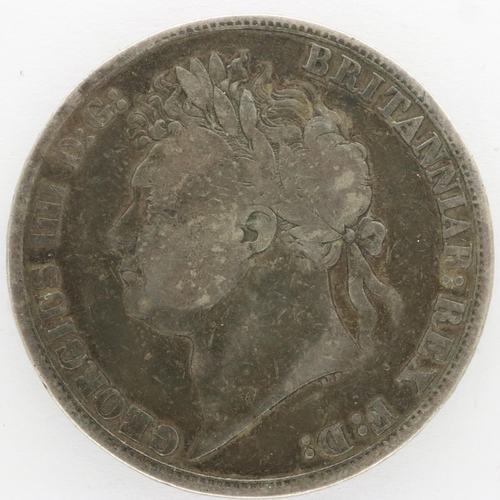 2006 - 1821 silver crown of George IV. UK P&P Group 0 (£6+VAT for the first lot and £1+VAT for subsequent l... 