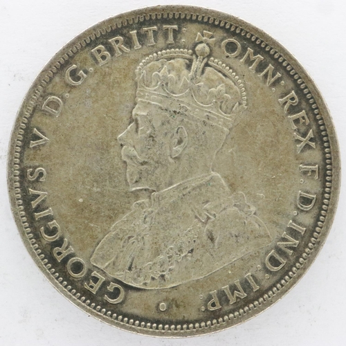 2025 - 1914 Australian silver florin of George V. UK P&P Group 0 (£6+VAT for the first lot and £1+VAT for s... 