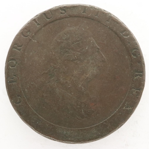 2030 - 1797 Cartwheel penny of George III. UK P&P Group 0 (£6+VAT for the first lot and £1+VAT for subseque... 