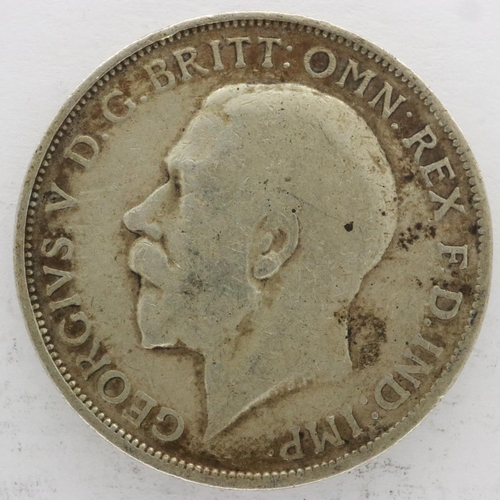 2032 - 1913 silver florin of George V - F grade, UK P&P Group 0 (£6+VAT for the first lot and £1+VAT for su... 