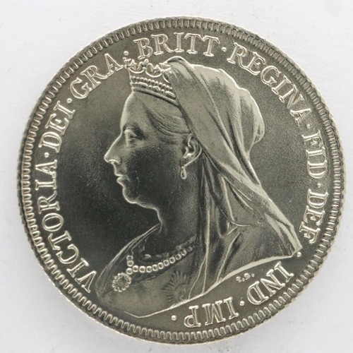 2083 - 1898 silver shilling of Queen Victoria - EF grade, UK P&P Group 0 (£6+VAT for the first lot and £1+V... 