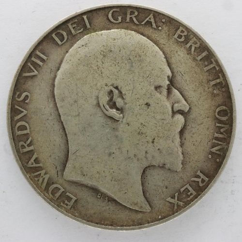 2086 - 1906 silver half crown of Edward VII - gF grade, UK P&P Group 0 (£6+VAT for the first lot and £1+VAT... 