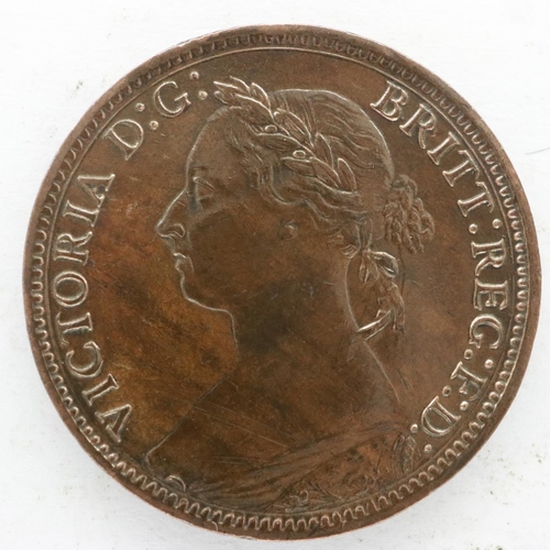 2092 - 1891 farthing of Queen Victoria - gEF grade, UK P&P Group 0 (£6+VAT for the first lot and £1+VAT for... 