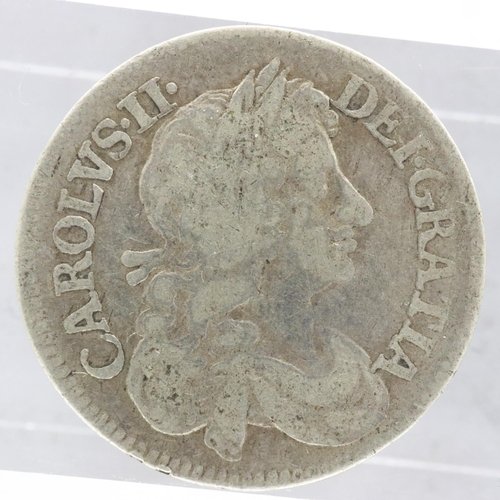 2110 - 1670 silver sixpence of Charles II. UK P&P Group 0 (£6+VAT for the first lot and £1+VAT for subseque... 