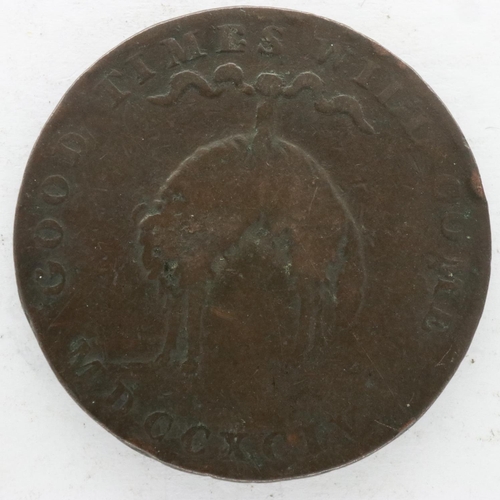 2123 - 1794 copper halfpenny token, Norwich Castle. UK P&P Group 0 (£6+VAT for the first lot and £1+VAT for... 