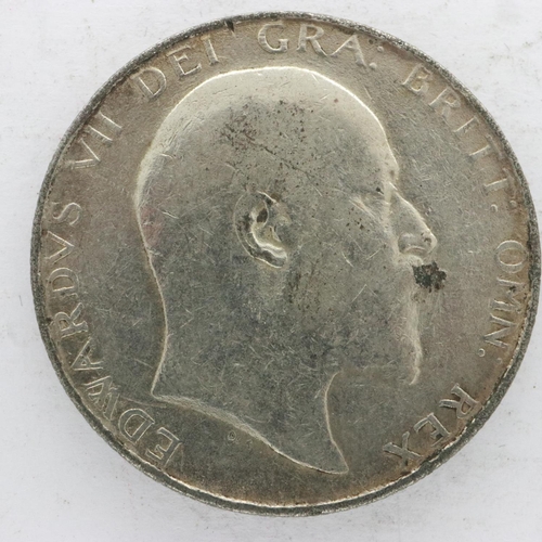 2130 - 1909 silver half crown of Edward VII. UK P&P Group 0 (£6+VAT for the first lot and £1+VAT for subseq... 