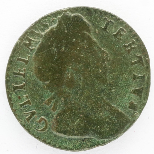 2141 - 1700 farthing of William III - gF grade, UK P&P Group 0 (£6+VAT for the first lot and £1+VAT for sub... 