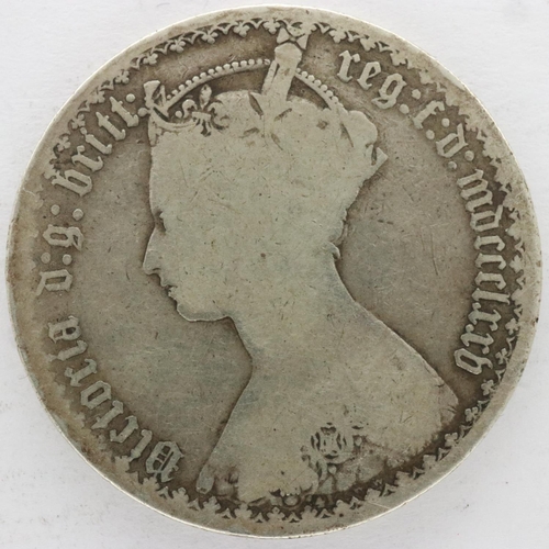 2153 - 1875 silver florin of Queen Victoria - F grade, UK P&P Group 0 (£6+VAT for the first lot and £1+VAT ... 