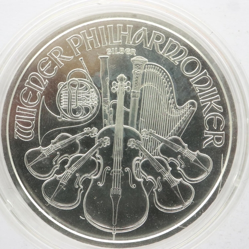 2171 - 2014 Wiener Philharmonic 1oz silver bullion round. UK P&P Group 0 (£6+VAT for the first lot and £1+V... 