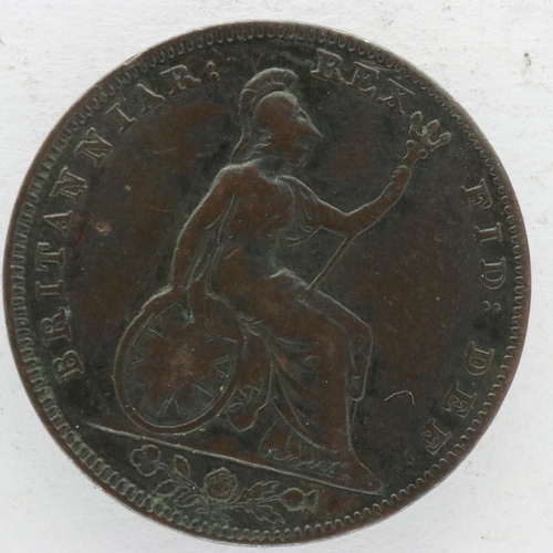 2177 - 1834 copper farthing of William IV - aVF grade, UK P&P Group 0 (£6+VAT for the first lot and £1+VAT ... 