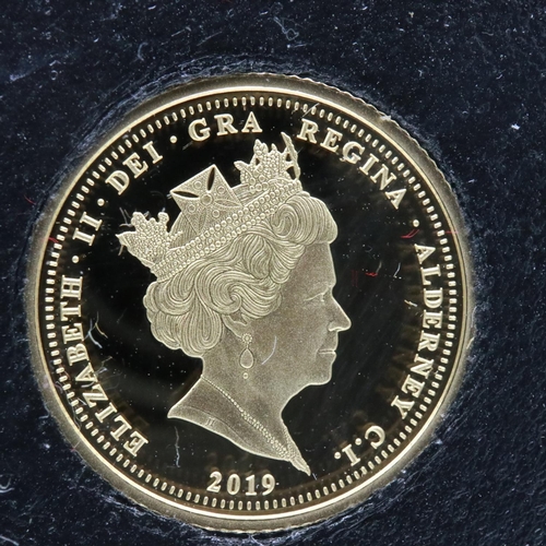 2183 - 2019 gold proof quarter sovereign, Anniversary of the birth of Queen Victoria, Harrington & Byrne, l... 