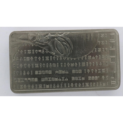 2271 - Bullion ingot: 1ozt Titanium. UK P&P Group 1 (£16+VAT for the first lot and £2+VAT for subsequent lo... 