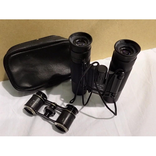 1108 - Two pairs of binoculars including Starlux. P&P Group 1 (£14+VAT for the first lot and £1+VAT for sub... 