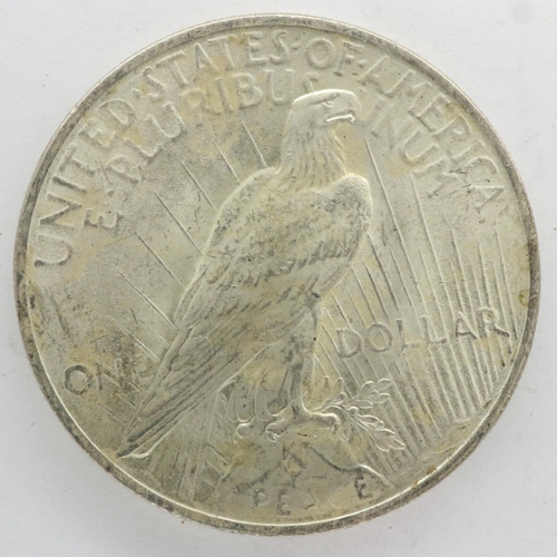 133 - 1922 American Liberty peace dollar. UK P&P Group 0 (£6+VAT for the first lot and £1+VAT for subseque... 