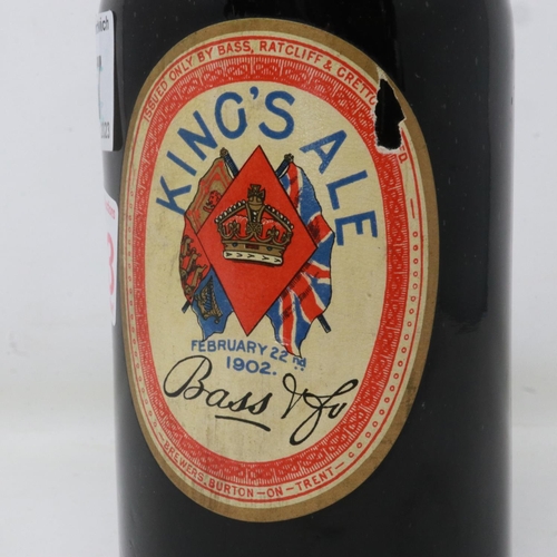 139 - Bottle of Bass Kings ale 1902. UK P&P Group 2 (£20+VAT for the first lot and £4+VAT for subsequent l... 