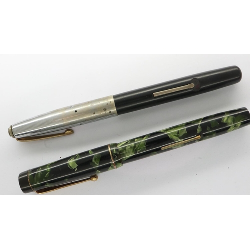 144 - Summit fountain pen with 14kt gold nib and another. UK P&P Group 1 (£16+VAT for the first lot and £2... 