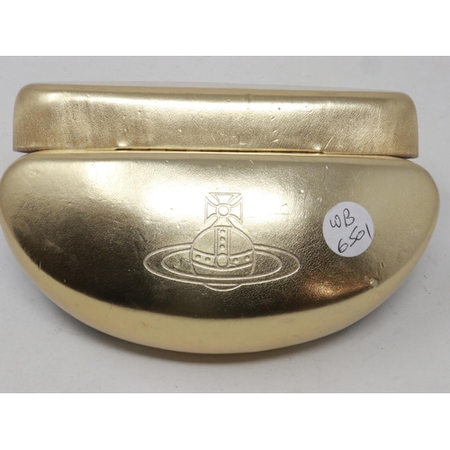 145 - Vivienne Westwood hard shell glasses case. UK P&P Group 1 (£16+VAT for the first lot and £2+VAT for ... 