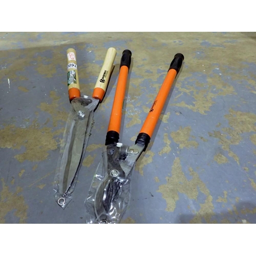 1600 - New old stock Marksman hedge cutters and long reach secateurs.  Not available for in-house P&P