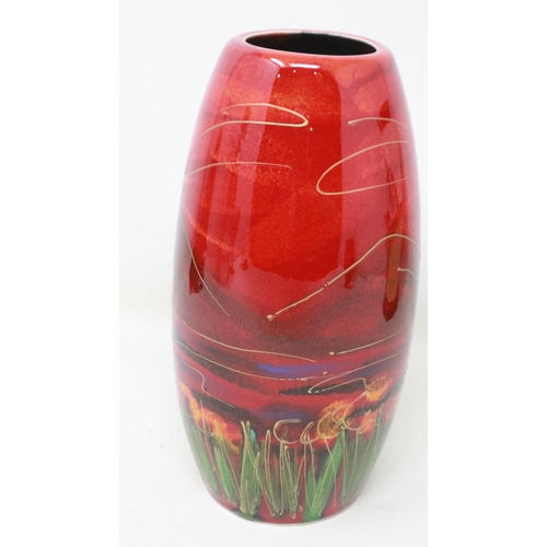 217 - Anita Harris stag vase, signed in gold, no cracks or chips, H: 19 cm. UK P&P Group 2 (£20+VAT for th... 