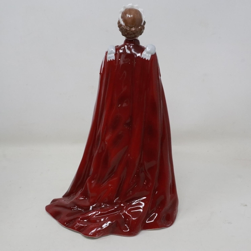 220 - Royal Worcester figure of Queen Elizabeth II, in celebration of her 80th birthday, no cracks or chip... 