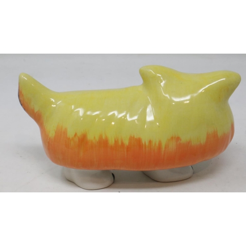 228 - Lorna Bailey dog, Doddle, no cracks or chips, L: 15 cm. UK P&P Group 1 (£16+VAT for the first lot an... 