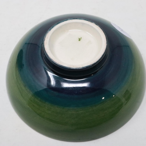 244 - Small Moorcroft bowl in the Clematis pattern, no cracks or chips, D: 10 cm. UK P&P Group 1 (£16+VAT ... 